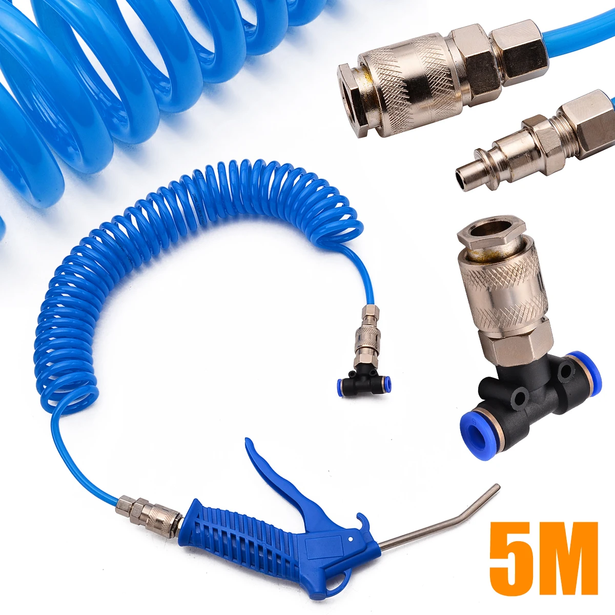 New Dust Blows Hose Tool  Set Air Duster 5m Re Hose Multi Truck Dust Blower Clea - £176.01 GBP