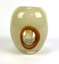 Mid Century Jablonski vase with transparent windows. Poland - £103.11 GBP