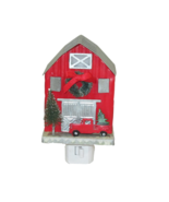 Goods For Life Red Barn Wax Warmer Truck Trees Scented Cube Outlet Sceni... - $9.90