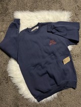 Vintage Bugle Boy Crewneck Sweatshirt Size XLarge Embroidered Logo Blue - £18.66 GBP