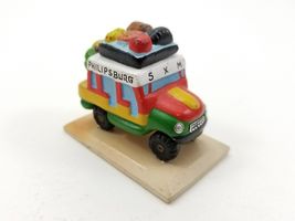 Miniture Statue Toy Car "Philipsburg S X M Marigot" 2in Jeep truck Ornament - $8.39