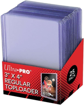1,000 Regular Series 3&quot;X4&quot; Toploaders Case 1000-40 Sealed 25Ct Packs - £166.19 GBP