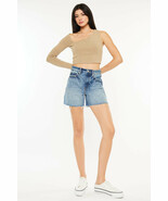 Kancan Full Size Raw Hem High Waist Denim Shorts - $53.38