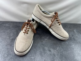 Polo Ralph Lauren Sneakers Men 12D Forestmont II Shoes Beige  Athletic T... - $37.69 CAD