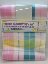 Vintage NEW Baby King Fleece Baby Blanket 36” X 45” Extra Warm &amp; Soft! - $18.49