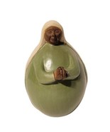 Vtg Round Christmas Chulucanas Pottery Nativity Mary Figurine Replacemen... - £18.04 GBP