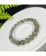 Green Hair Tourmaline Beaded Bracelet 14mm - $44.99