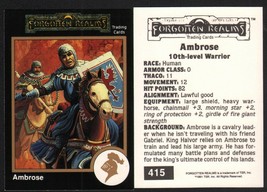 1991 TSR AD&amp;D Gold Border Fantasy Card #415 Keith Parkinson Art Forgotten Realms - £5.53 GBP