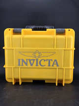 Invicta Eight 8 Slot Impact Yellow Watch Storage Box Collector Case Classic Vgc - £22.04 GBP