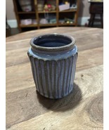 Beautiful Handcrafted Studio Art POTTERY Vase 4.5” Tall 3” Diameter - $27.23 CAD