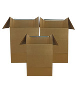 UBoxes Large Corrugated Wardrobe Moving Boxes (Bundle of 3) 24&quot; x 24&quot; x40&quot; - €47,57 EUR