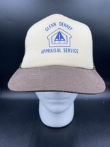 VTG Appraisal Service Trucker Hat ASA Mesh Johnson Caps Brown Snapback - $13.54