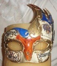 mardi gras mask new ceramic original hand made - $57.98