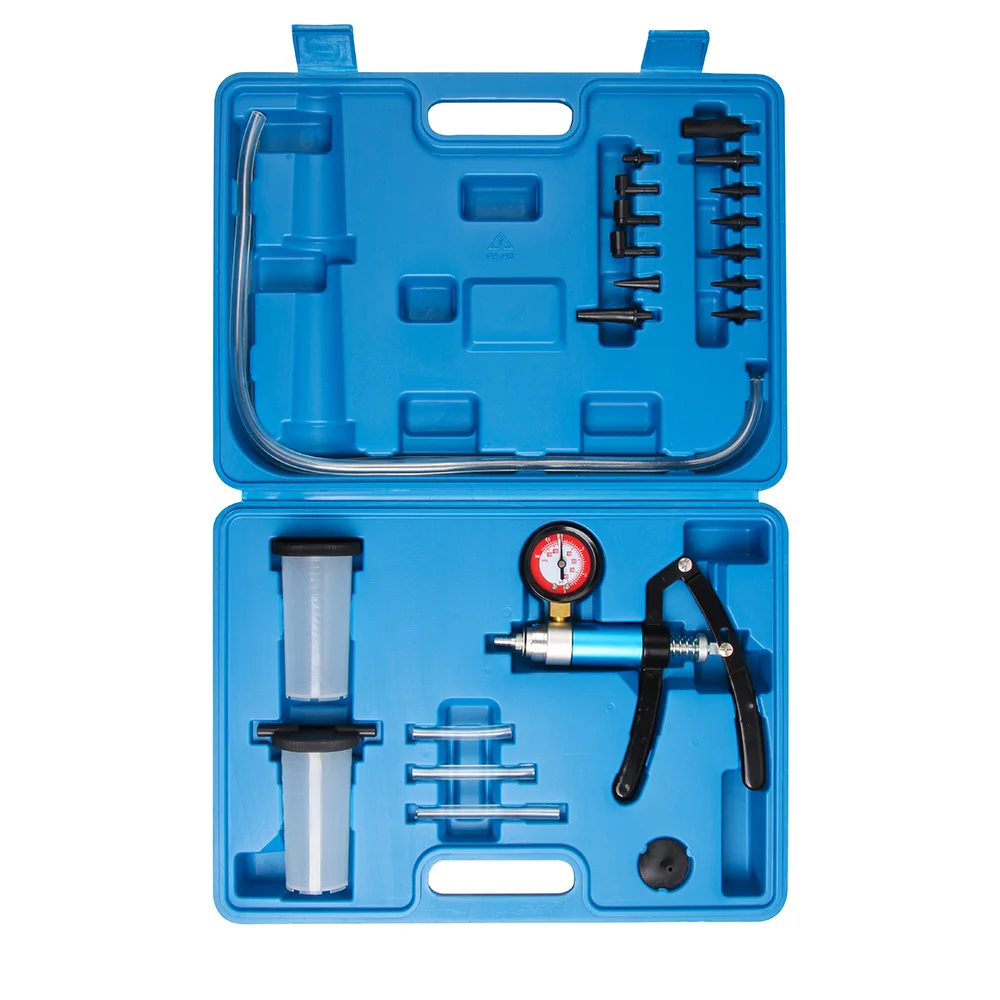 VT01047C 21PC Hand Held Vacuum Pump and ke Bleeding Kit - £304.13 GBP