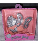 GLITTER GIRLS Accessories WING IT! Drawstring Bag &amp; Bow New - $6.81