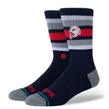 Stance New England NE Patriots Pats Backfield Socks Navy Blue A556C20BPT... - $16.03