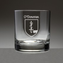 O&#39;Donovan Irish Coat of Arms Tumbler Glasses - Set of 4 (Sand Etched) - $67.32