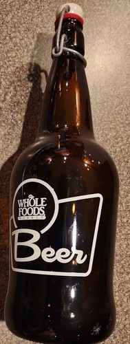 Brown Brewing Co. Empty Collectors Bottle ~ Locking Lid ~ 12" Tall ~ Brown Glass Item image 6