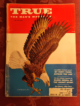 TRUE Magazine July 1955 Bald Eagle German Dueling Mensur Porpoise Hydrofoils - £16.99 GBP
