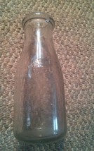 000 Vintage One Pint Liquid Clear Glass Milk Bottle - £11.74 GBP