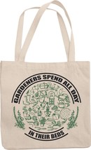 Make Your Mark Design Gardener Spend All Day In Their Beds. Funny Reusable Tote  - £17.16 GBP