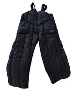 RefrigiWear Black Size Large 0385R Insulated Iron Tuff Bib Overalls Work... - $59.39