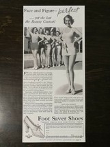Vintage 1935 Foot Saver Women&#39;s Shoes Original Ad 122 - £5.22 GBP