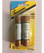 2 Pack ~ Cooper Bussmann / Buss 40 Amp 250V One-Time Cartridge Fuse BP/N... - $10.51 CAD
