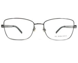 Burberry Eyeglasses Frames B 1259-Q 1003 Dark Silver Square Nova Check 52-16-135 - $111.99