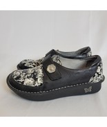 ALEGRIA BRENNA Leather Loafer Women&#39;s EU 39/ US 8.5 DIX-7821 Blak White ... - $527.36 MXN