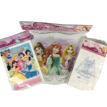 Disney Princess Lunch Bags Treat Bags Placemats Party Pack Ariel Belle Rapunzel - £12.65 GBP