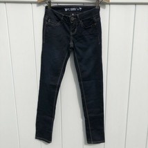 Celebrity Pink Junior&#39;s Size 00 Dawson Super Skinny Dark Wash Jeans - $9.64