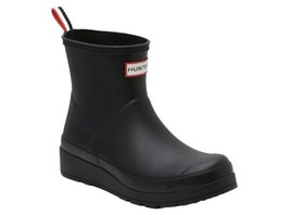 NEW HUNTER Women’s Original Short Play Boots Size 9M Black NIB - £70.08 GBP