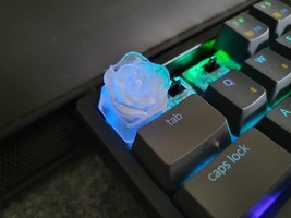 Rose mechanical keycaps 3D printed - £6.17 GBP