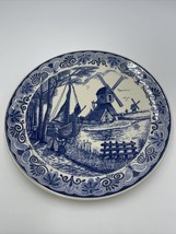 Vintage Delft Blauw Chemkefa Charger / Wall Plate - £63.46 GBP