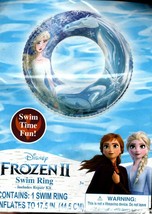 Disney Frozen Swim Ring 17.5in Includes Repair Kit - Swim Time Fun! - £7.39 GBP