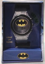 BATMAN Children&#39;s Digital LCD Watch With Light Up Band - NEW - Holiday G... - £15.68 GBP