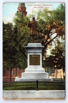 Postcard Soldiers&#39; Monument Woburn Massachusetts - £2.96 GBP