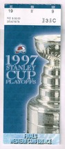 1997 NHL Playoffs Western Conference Finals Game 5 Ticket stub Detroit Red Wings - £76.89 GBP