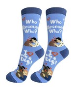 Rescue Dog Socks Full Body Fun Novelty Dress Casual Unisex SOX Love My Dog - $15.93 CAD