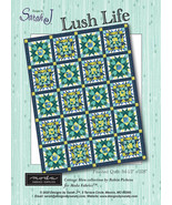 LUSH LIFE Quilt Pattern DSJ 2104 - 84&quot; x 105&quot; - Robin Pickens Cottage Bleu - $12.08 CAD