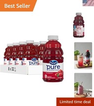Pure Cranberry Juice from Concentrate - 100% Unsweetened, 32 Fl Oz x 8 - $62.50