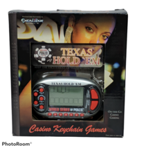 World Series of Poker Texas Holdem Keychain Handheld Electronic Video Game - $16.83