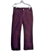 J Crew Purple Corduroy Favorite Fit Straight Leg Jeans Womens Size 6 Short - $18.81