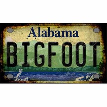 Bigfoot Alabama Novelty Mini Metal License Plate - $14.95