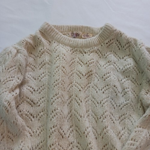 Cassidy Long Sleeve Pullover Women's Cream Sweater Top Size Medium (M) Item image 8