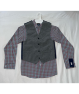 IZOD Kid&#39;s Dress Shirt and Vest Set, Size 12 Regular - $298.05 MXN