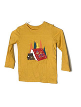 Cat &amp; Jack Boys Size 12M Yellow Long Sleeve T-Shirt READ TOGETHER NWOT - $8.56