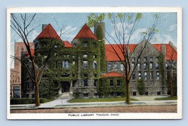Public Library Building Toledo Ohio OH UNP WB Postcard O1 - £2.13 GBP