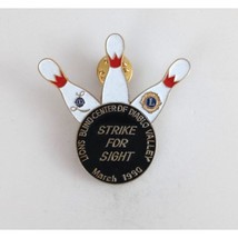 Vintage 1990 Lions Blind Center Of Diablo Valley Strike For Sight Lapel ... - $10.40